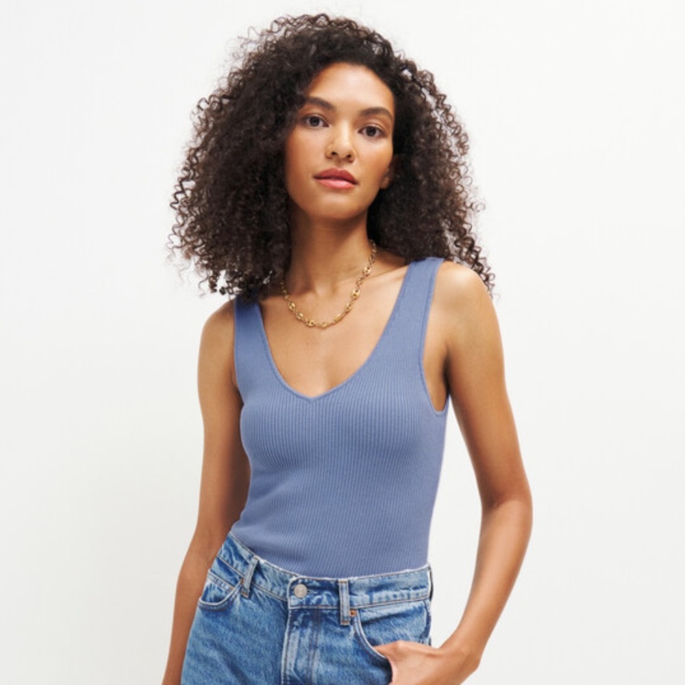 Reformation Ran Cotton Sweater Tank - Picture 2 of 6
